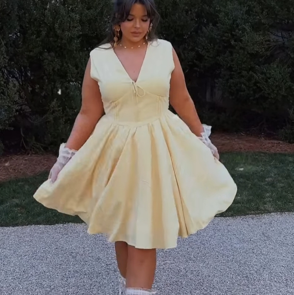 Jessakae Prima S Yellow Dress EUC